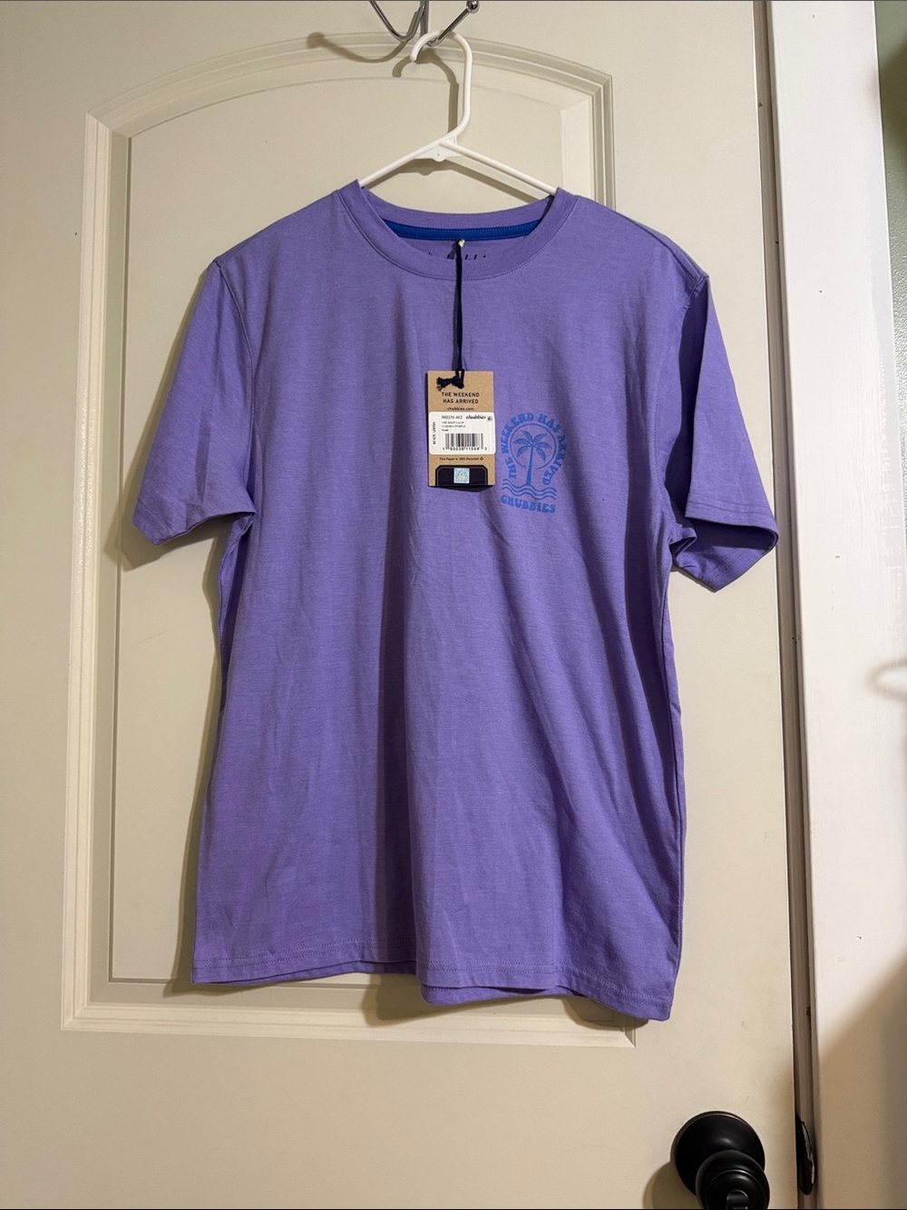 chubbies Lavender Short-Sleeve Graphic Tee. Men’s small
